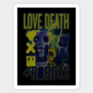 Love Death + Robots (Distressed Version) Sticker